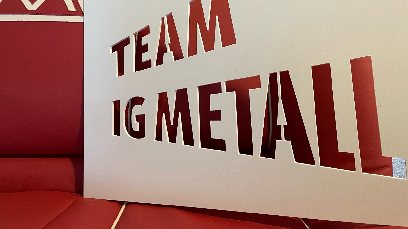 Team IG Metall Schablone 