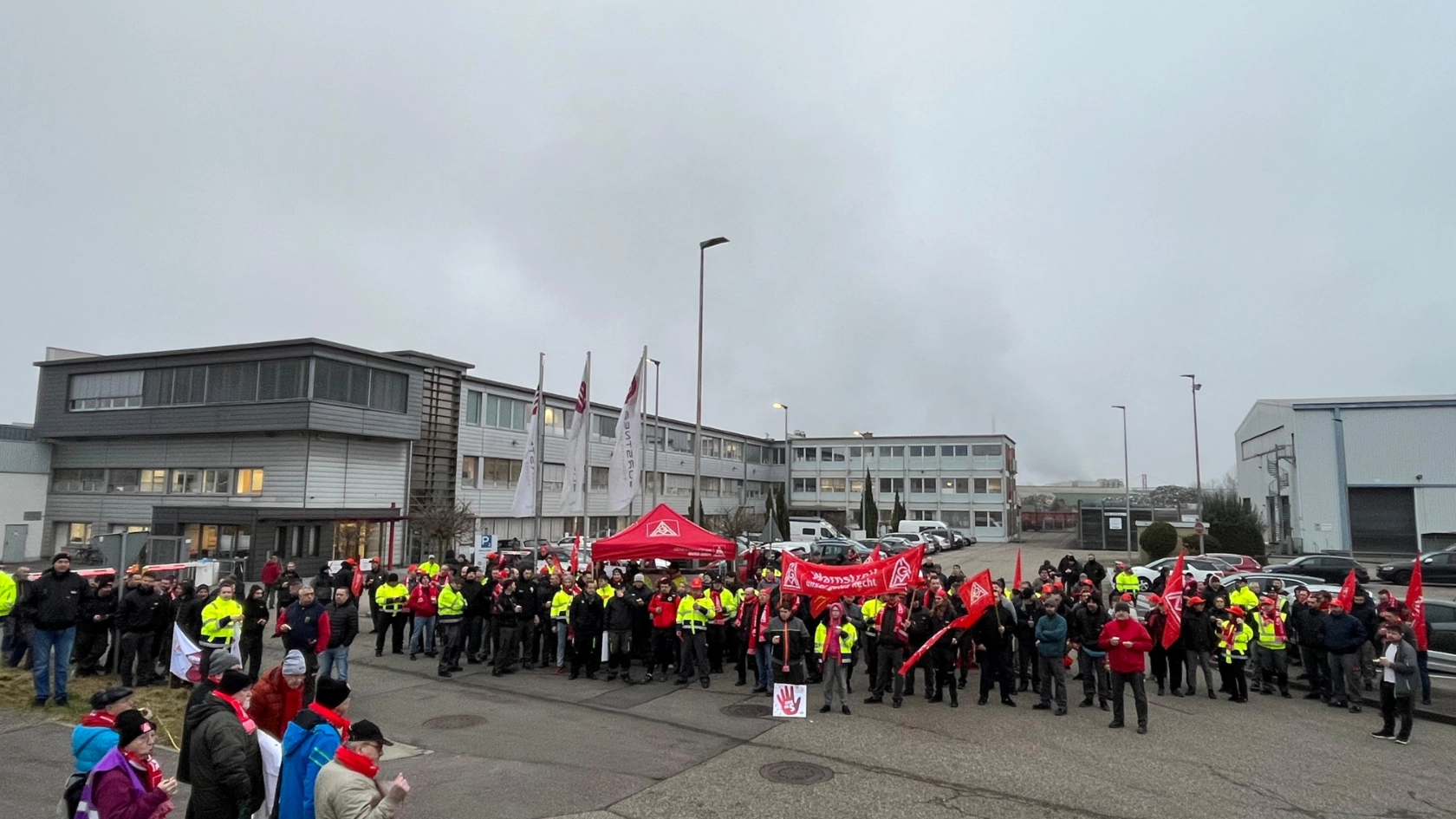Warnstreik bei Bürstner
