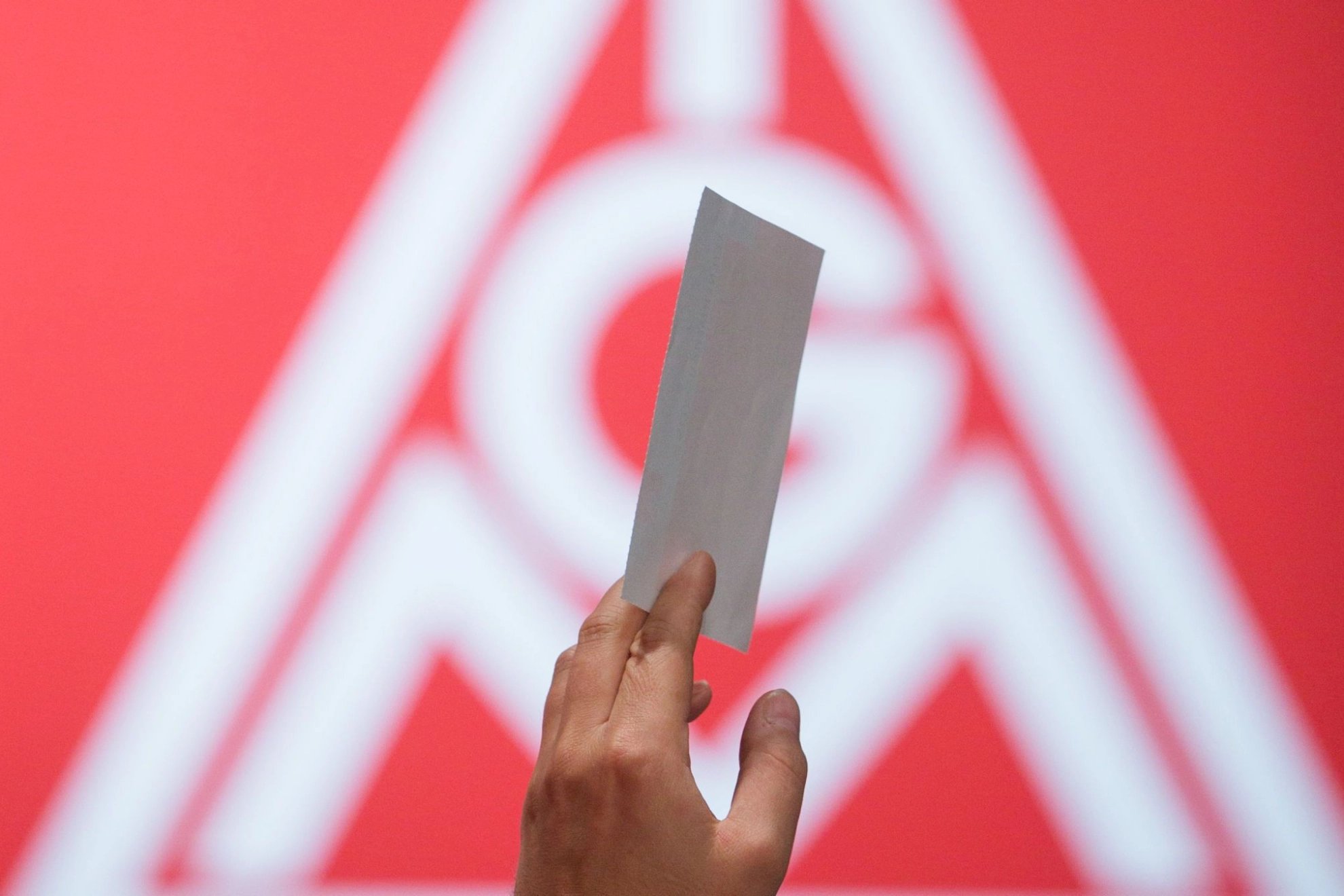 Abstimmung auf dem Gewerkschaftstag 2019