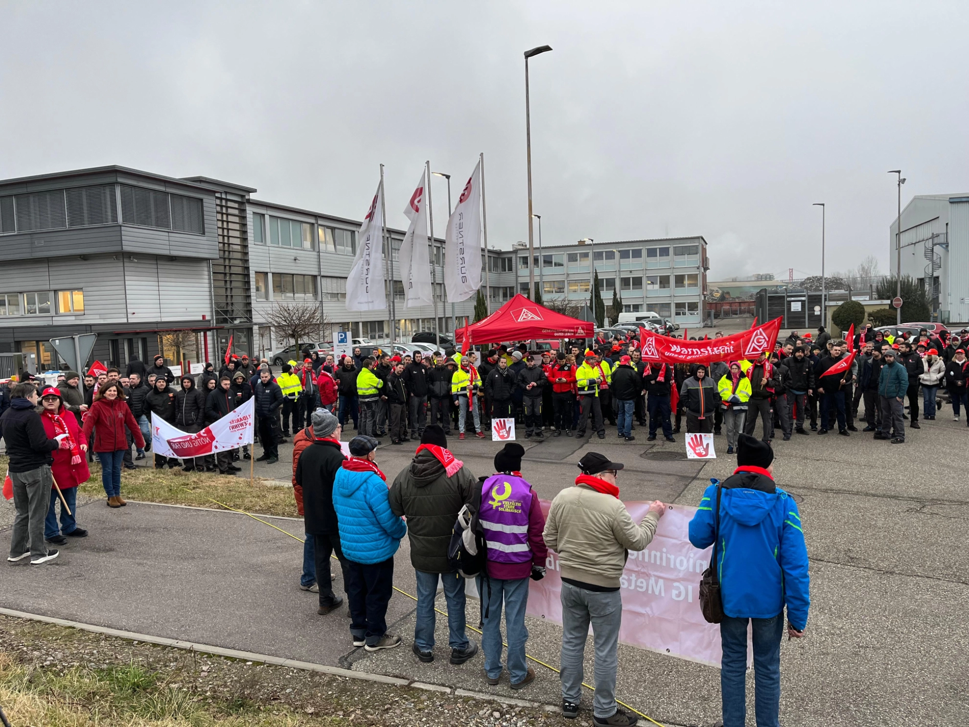 Warnstreik bei Bürstner 