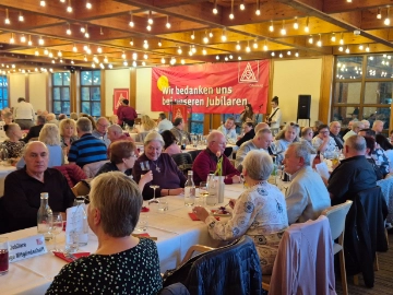 IG Metall Offenburg ehrt hunderte Jubilare